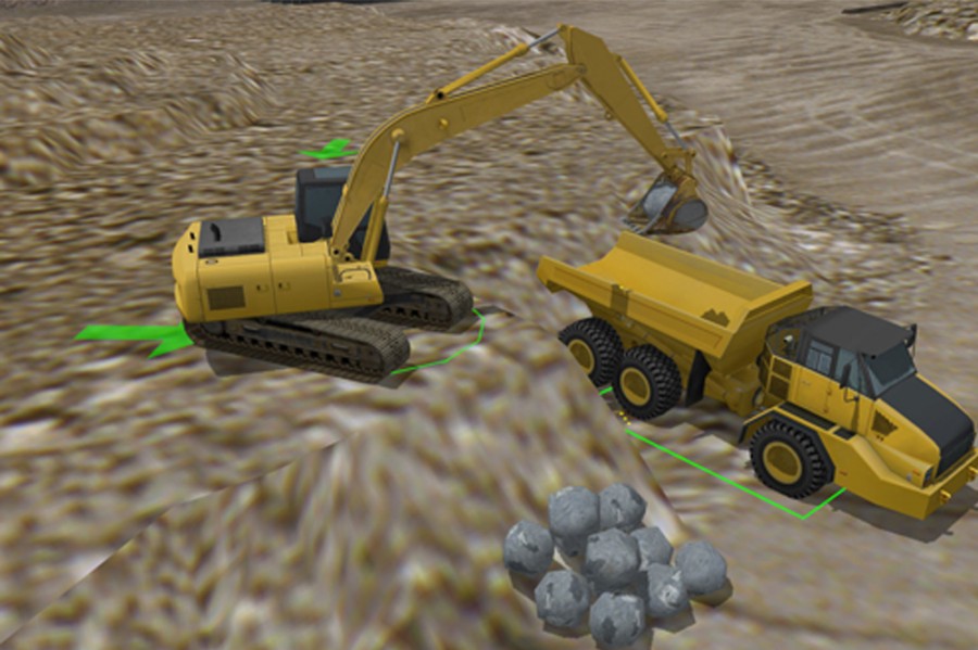 Hydraulic Excavator Personal Simulator Image